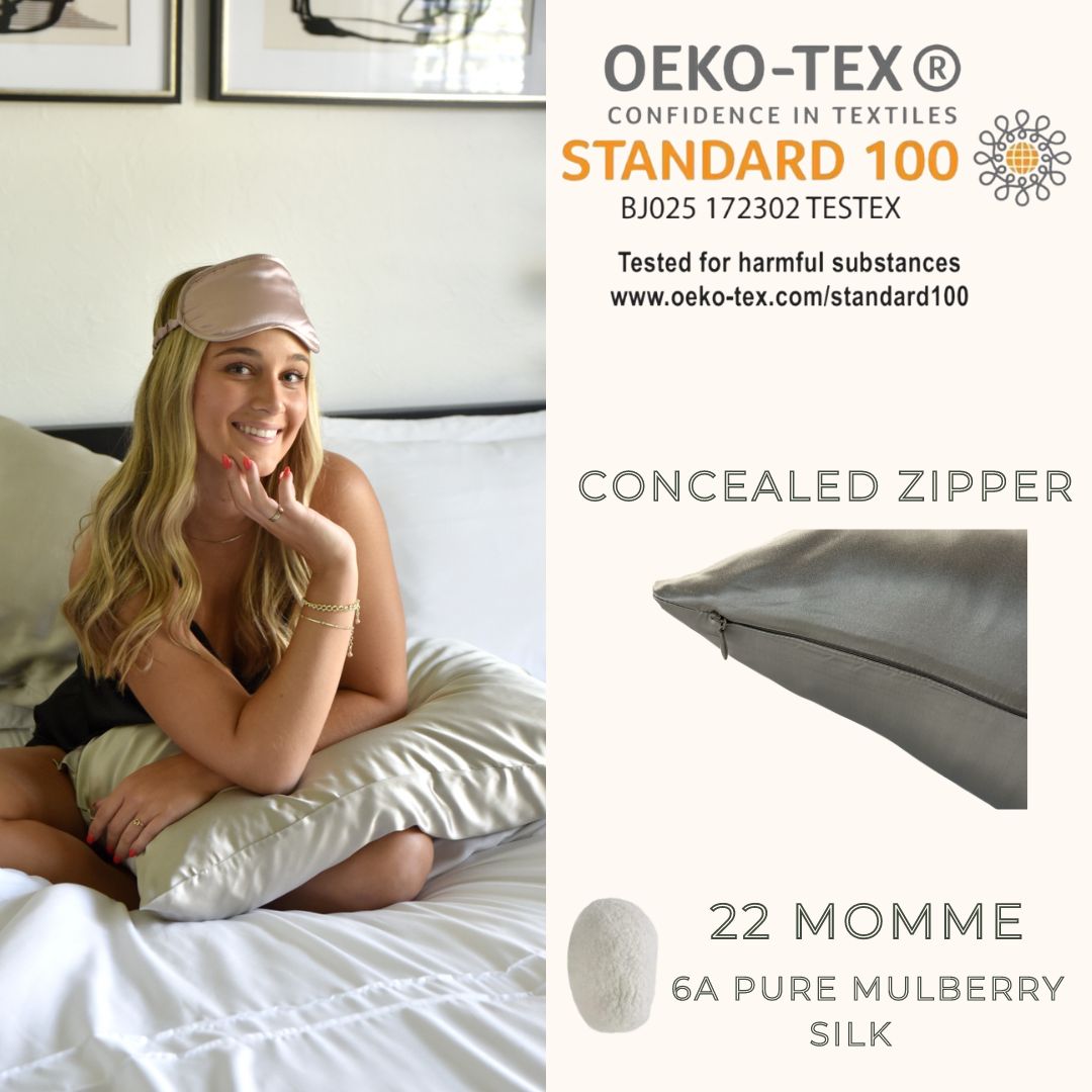 Oeko tex 2024 silk pillowcase